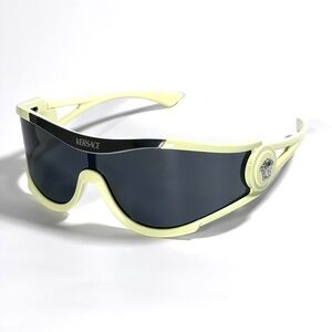 Versace Mod 4475 5486/87 Yellow Sunglasses with Dark Lenses Authentic